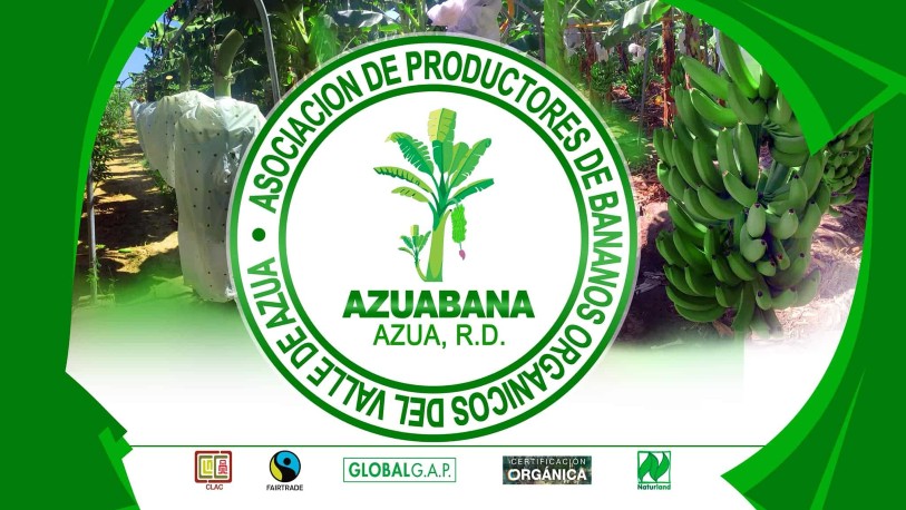 Logo de Azuabana, Asociación de productores de banano del valle de Azua, República Dominicana.